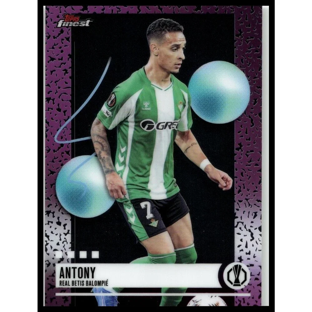 2025-26 Finest UEFA Antony #308 Betis Uncommon